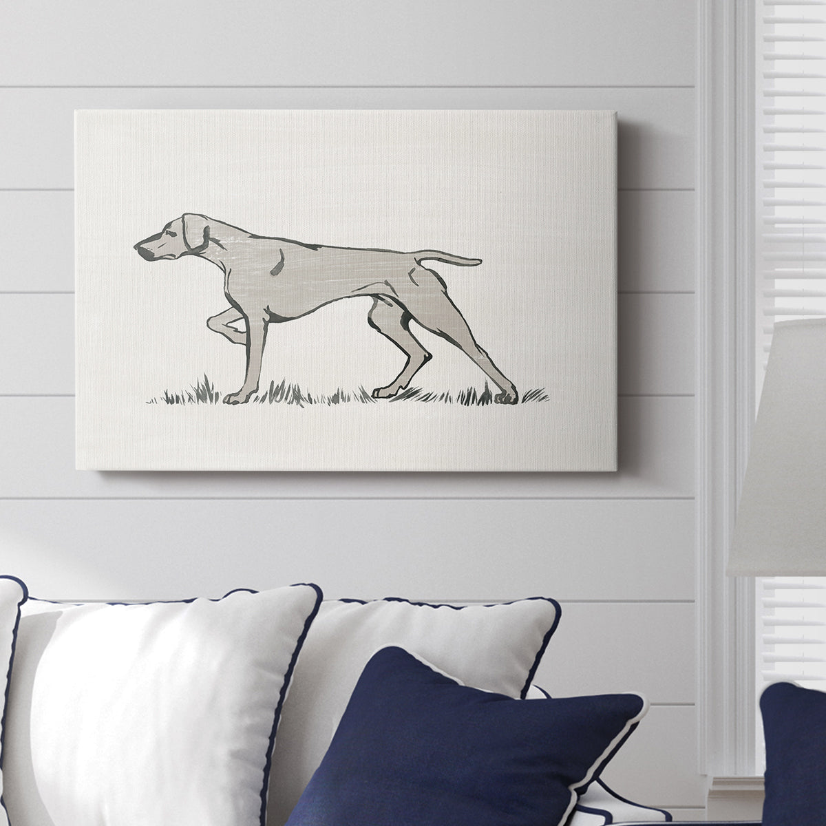 Neutral Pointer II - Canvas Art Print
