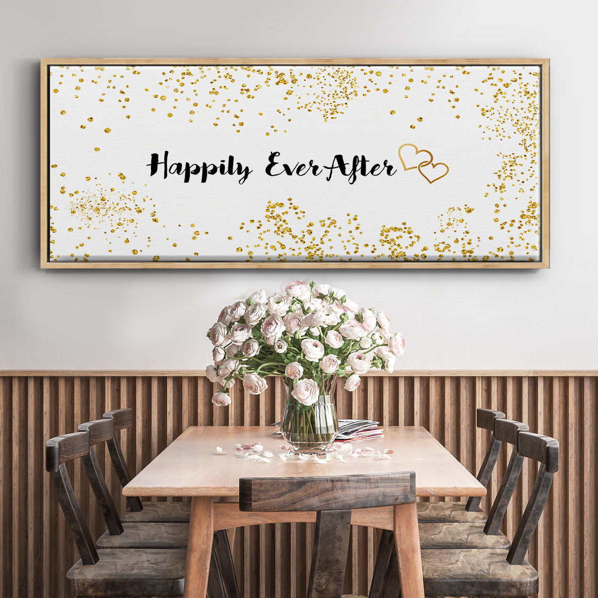 Happily Ever After - Floater Framed Canvas Print