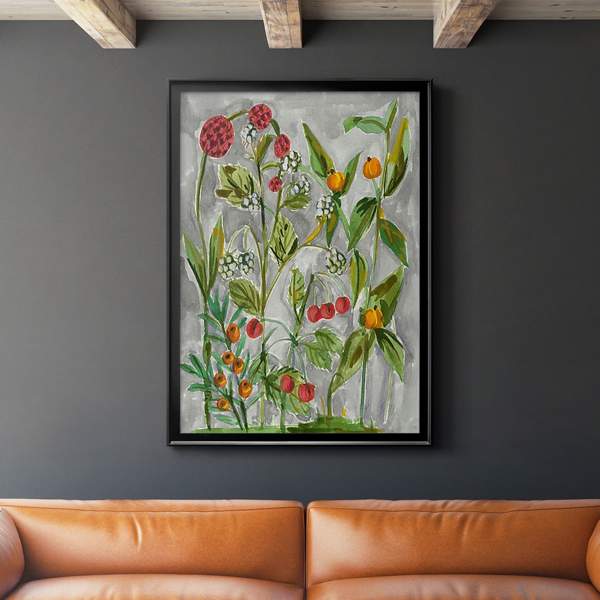 Dear Nature II - Modern Framed Canvas Print