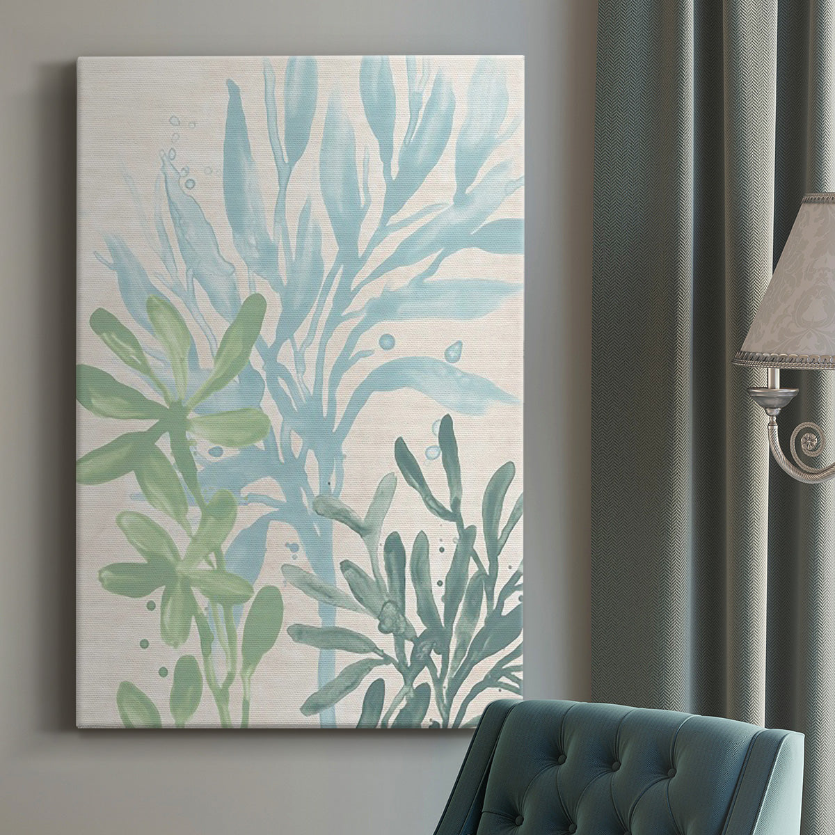 Swaying Seagrass II Premium Gallery Wrapped Canvas - Ready to Hang