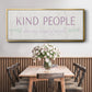 Kind People - Floater Framed Canvas Print
