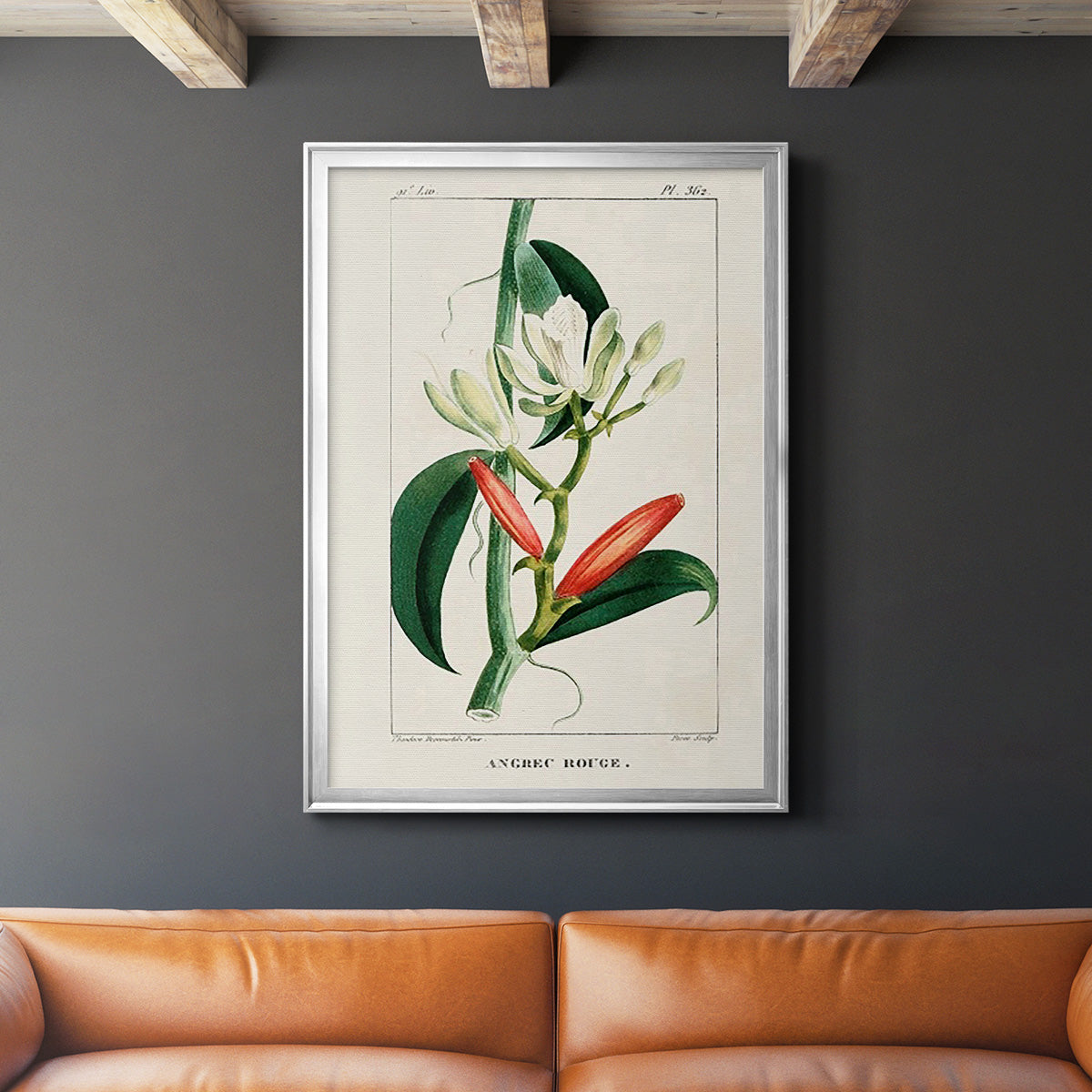 Turpin Tropical Botanicals IX - Modern Framed Canvas Print