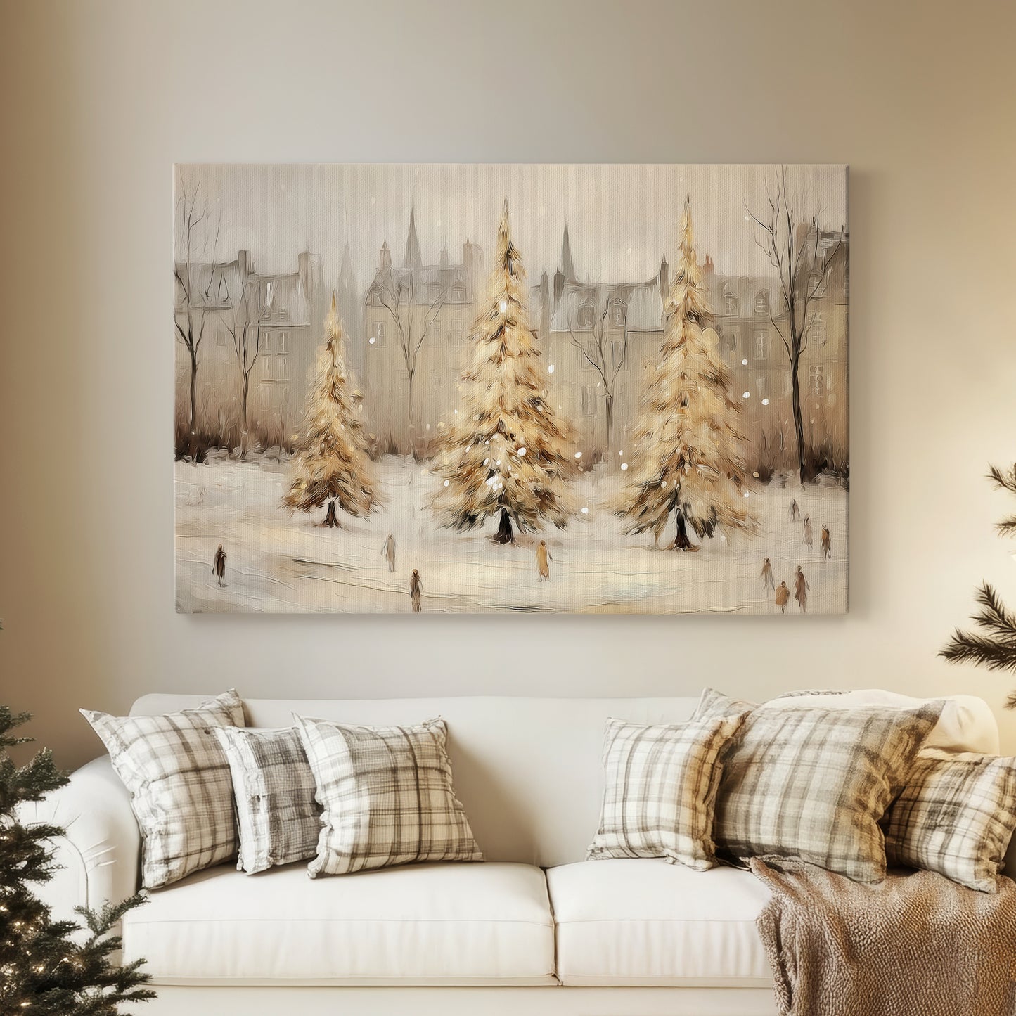 Midnight of Golden Dusk - Canvas Art Print