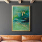 Peaceful Diptych II - Modern Framed Canvas Print