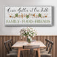 Feeding Friends I - Floater Framed Canvas Print
