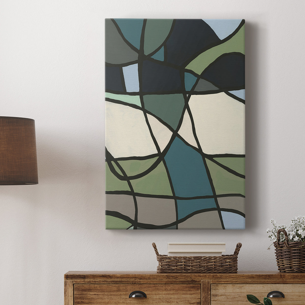 Multicolor Stained Glass I - Canvas Art Print