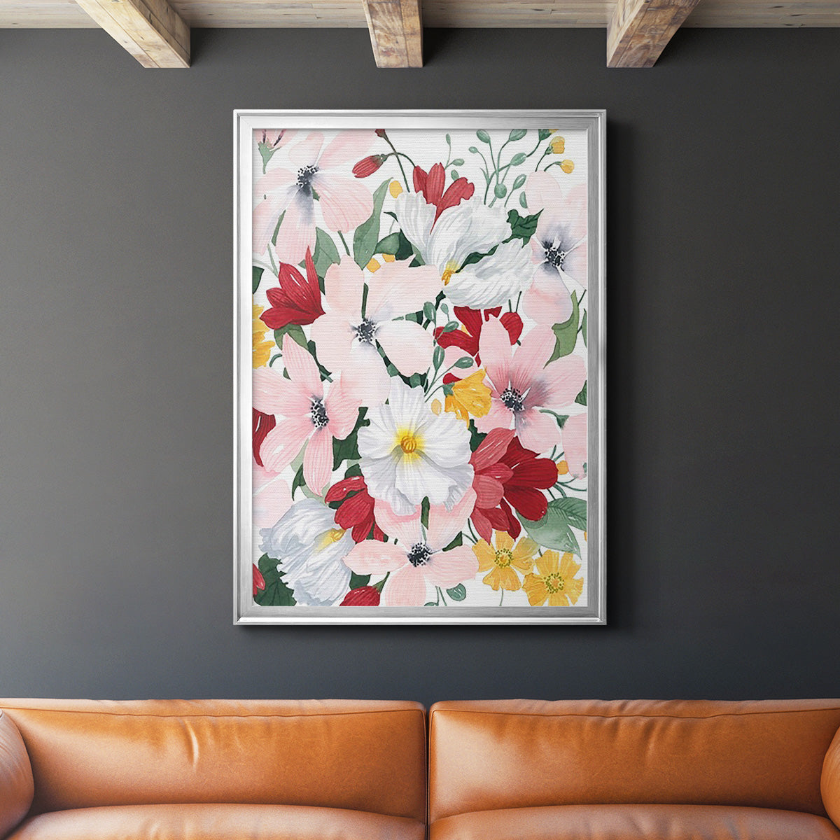 Spring Bliss II - Modern Framed Canvas Print