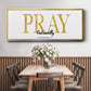 Pray Continually - Floater Framed Canvas Print