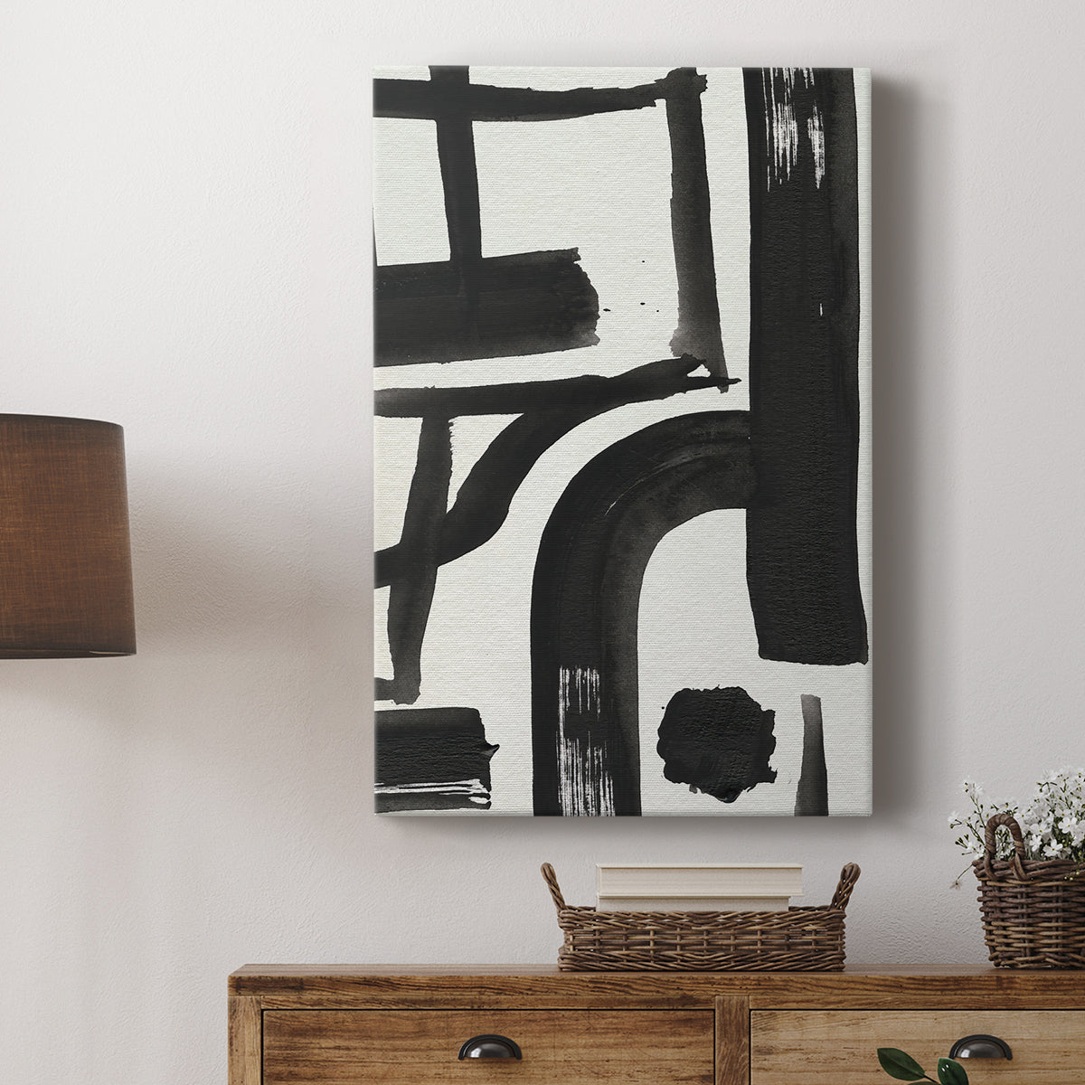 Inkwell Intersect I - Canvas Art Print