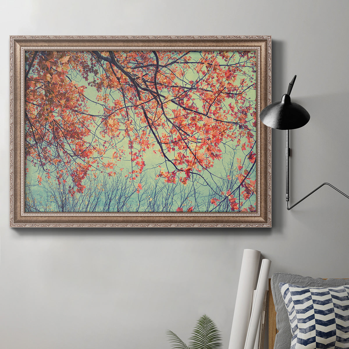 Autumn Tapestry II Premium Framed Canvas- Ready to Hang