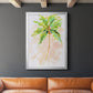 Coconut Palm II - Modern Framed Canvas Print