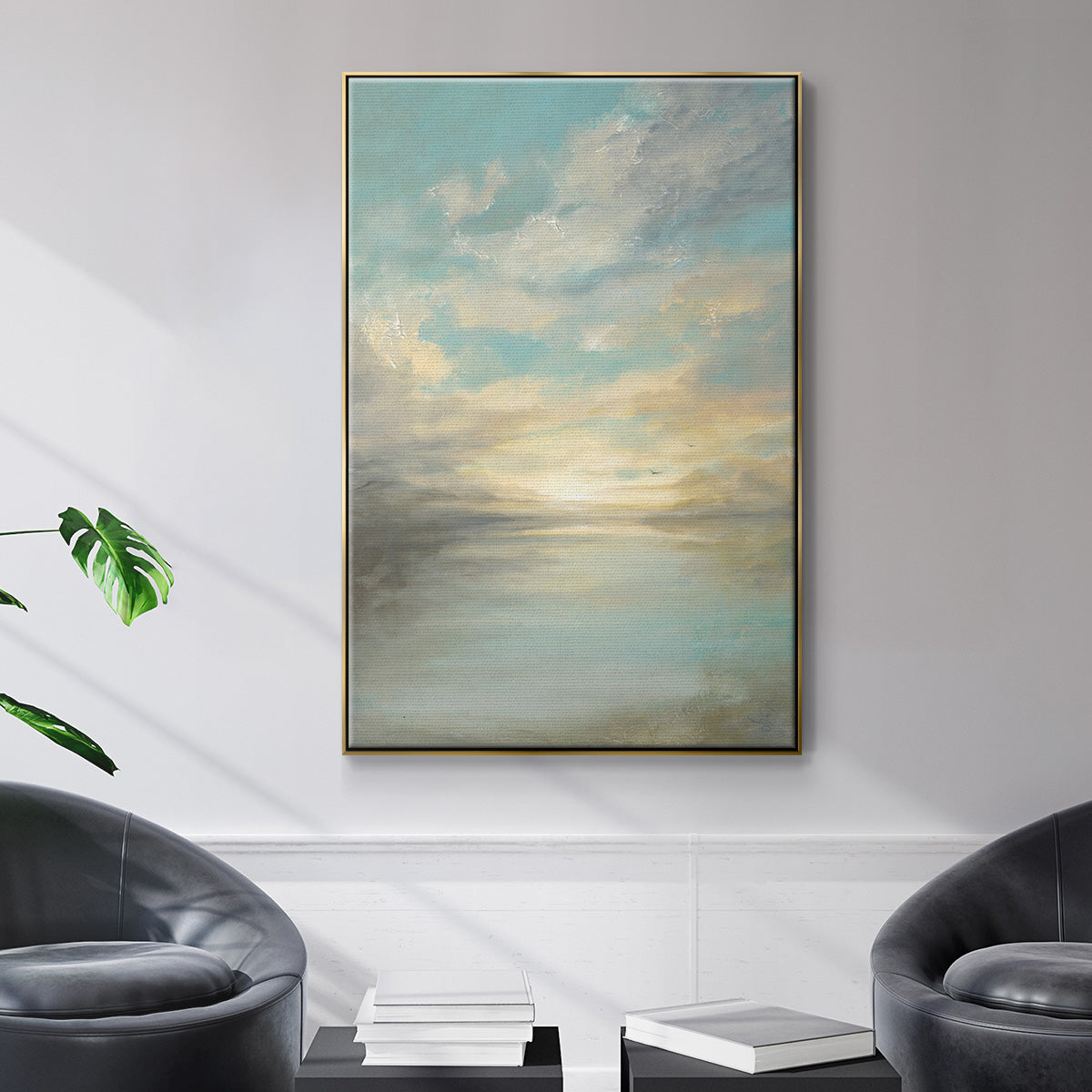 Morning Glory - Floater Framed Canvas Print