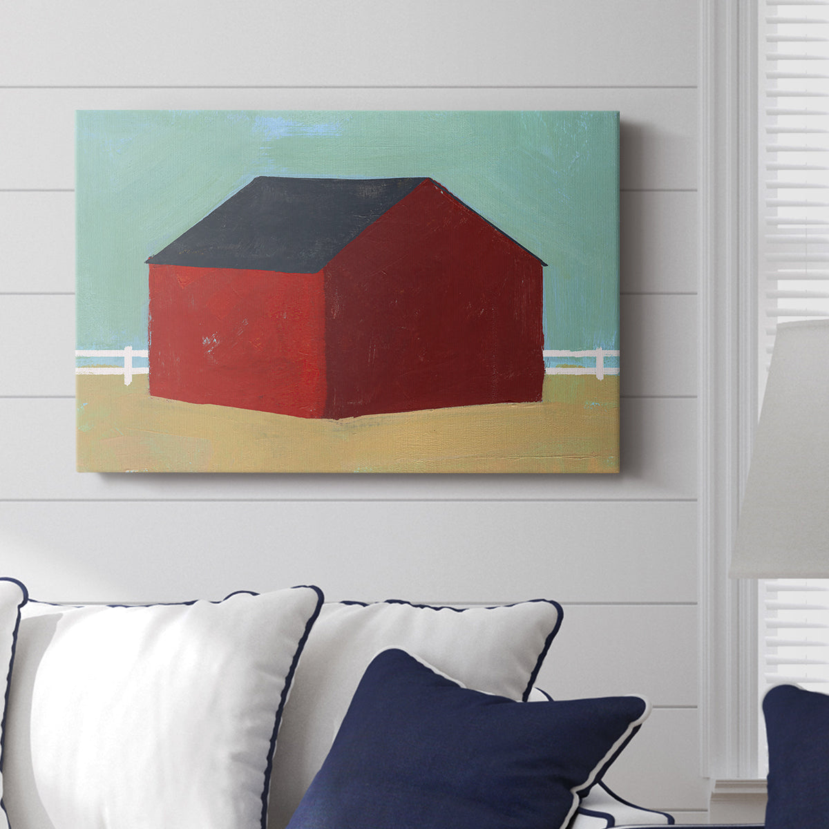 Big Red One III - Canvas Art Print