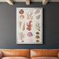 Coral & Shell Collage II -  Framed Canvas Print