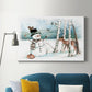 Snow Friends - Premium Gallery Wrapped Canvas  - Ready to Hang