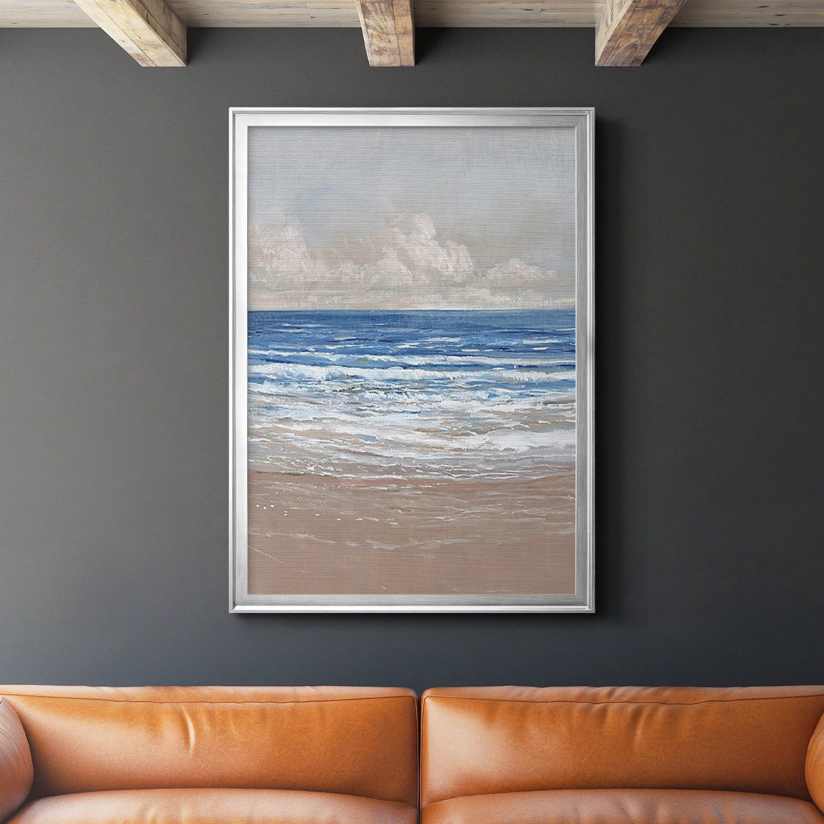 Stress-Free II - Modern Framed Canvas Print