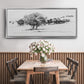 Treeline Sketch I - Floater Framed Canvas Print