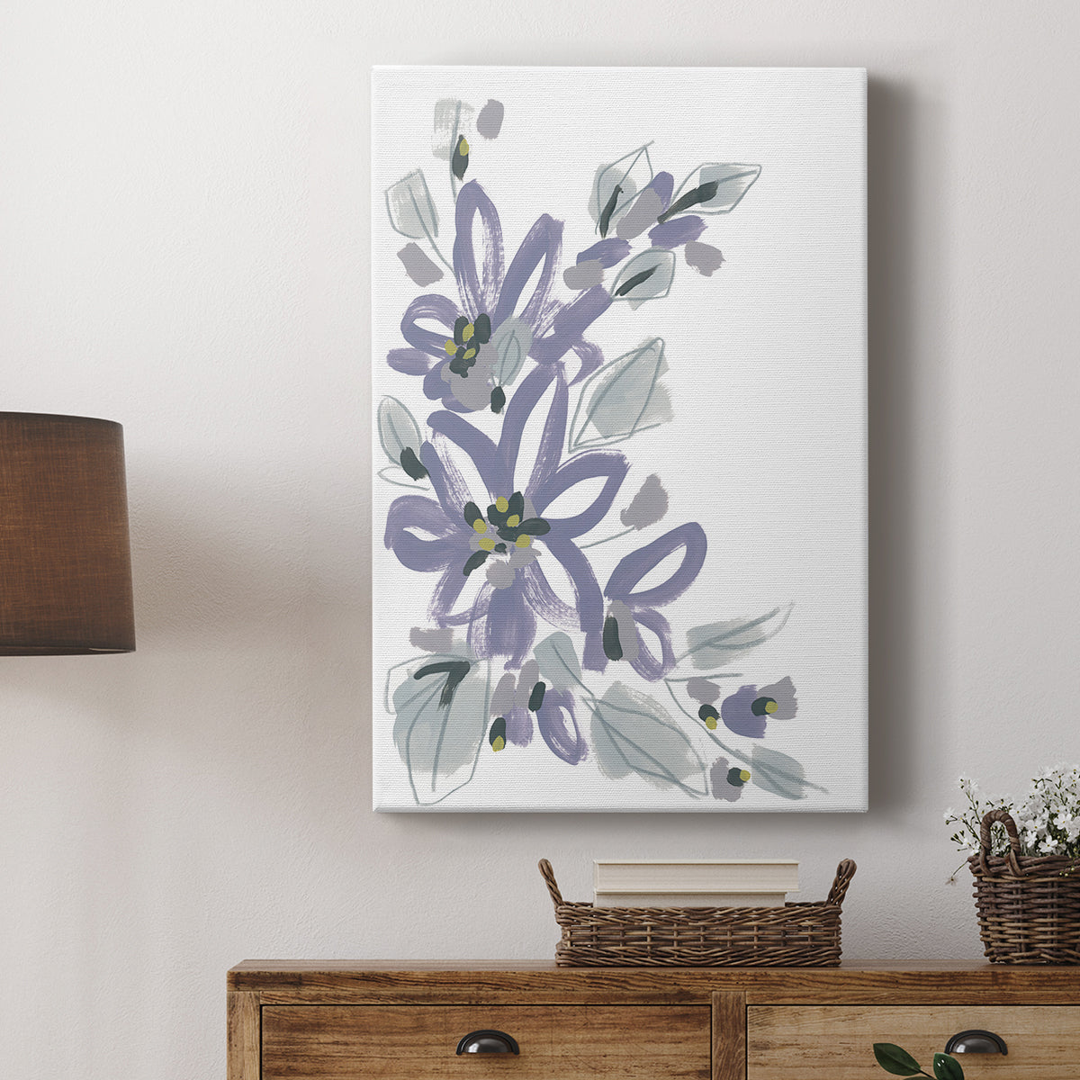 Periwinkle Patch I - Canvas Art Print