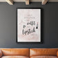Outfit and Lipstick - Modern Framed Canvas Print