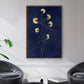 Indigo 1 - Floater Framed Canvas Print