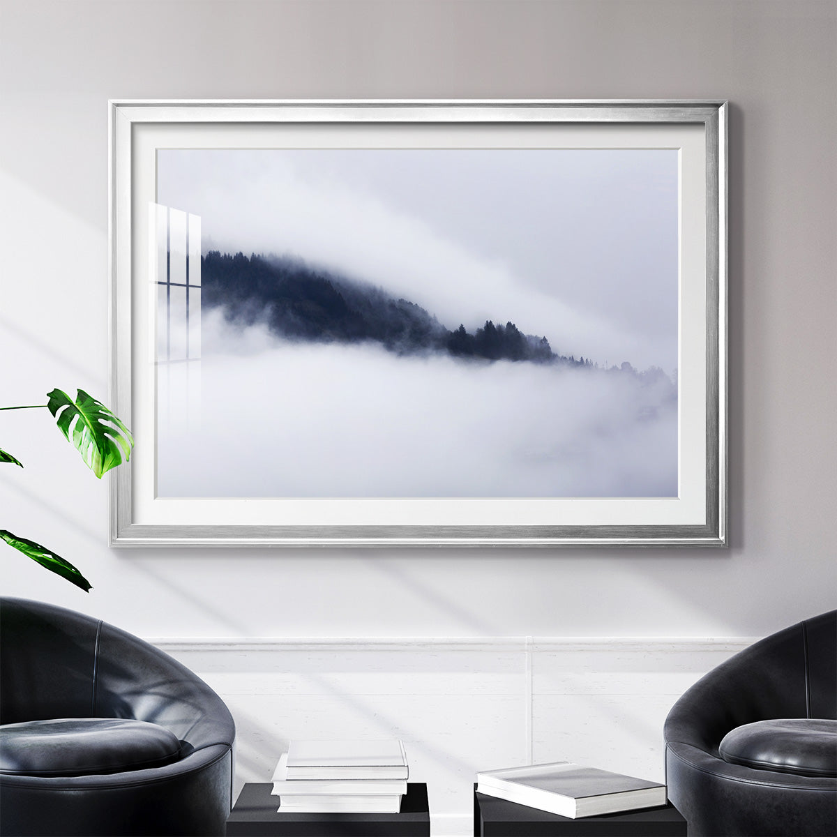 In the Clouds - Modern Framed Art Print