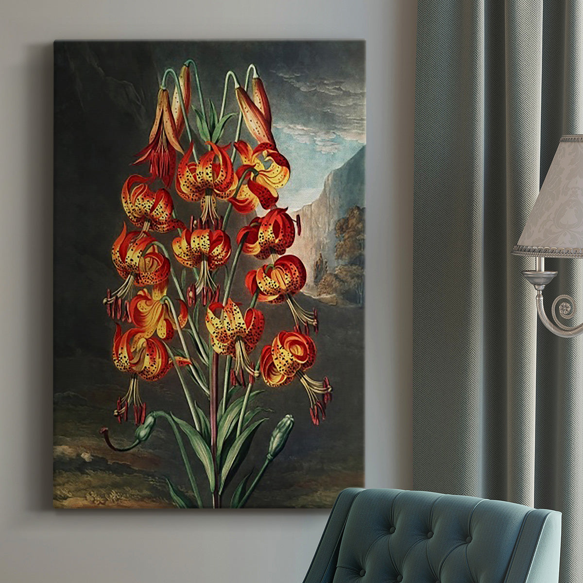 Temple of Flora III - Canvas Art Print