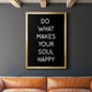 Soul Happy - Modern Framed Canvas Print