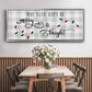 Buffalo Check Merry - Floater Framed Canvas Print
