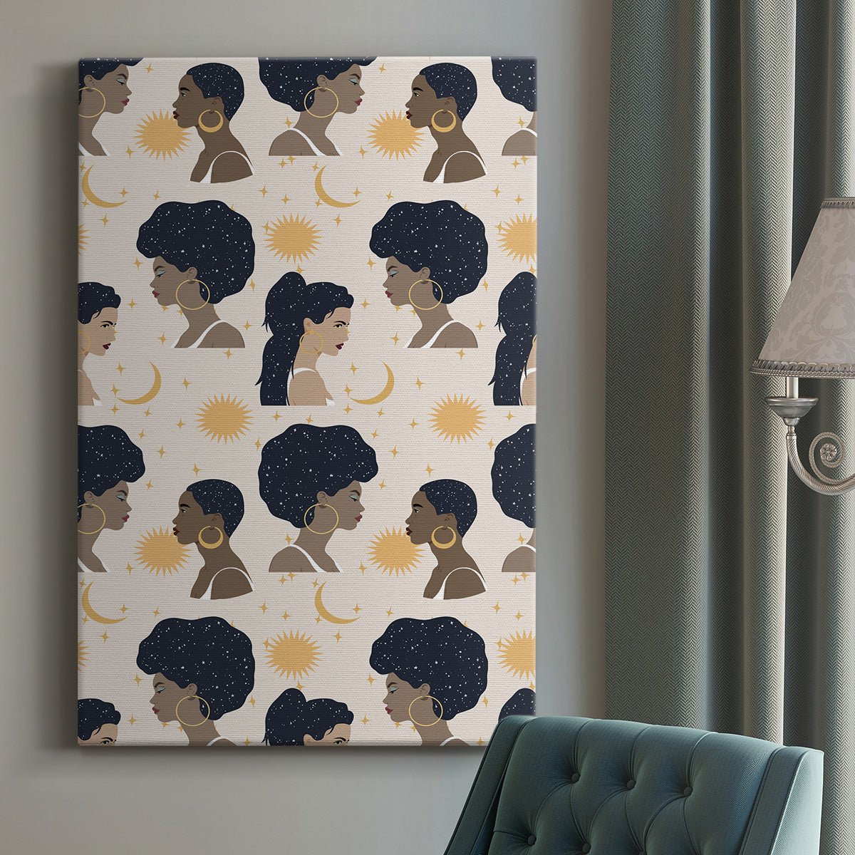 Heavenly Hair Collection E Premium Gallery Wrapped Canvas - Ready to Hang