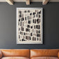 Chalk and Flint I - Modern Framed Canvas Print