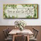 No Place Like Home - Floater Framed Canvas Print