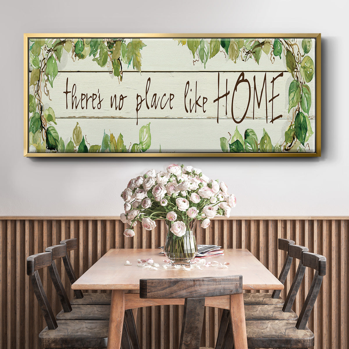 No Place Like Home - Floater Framed Canvas Print