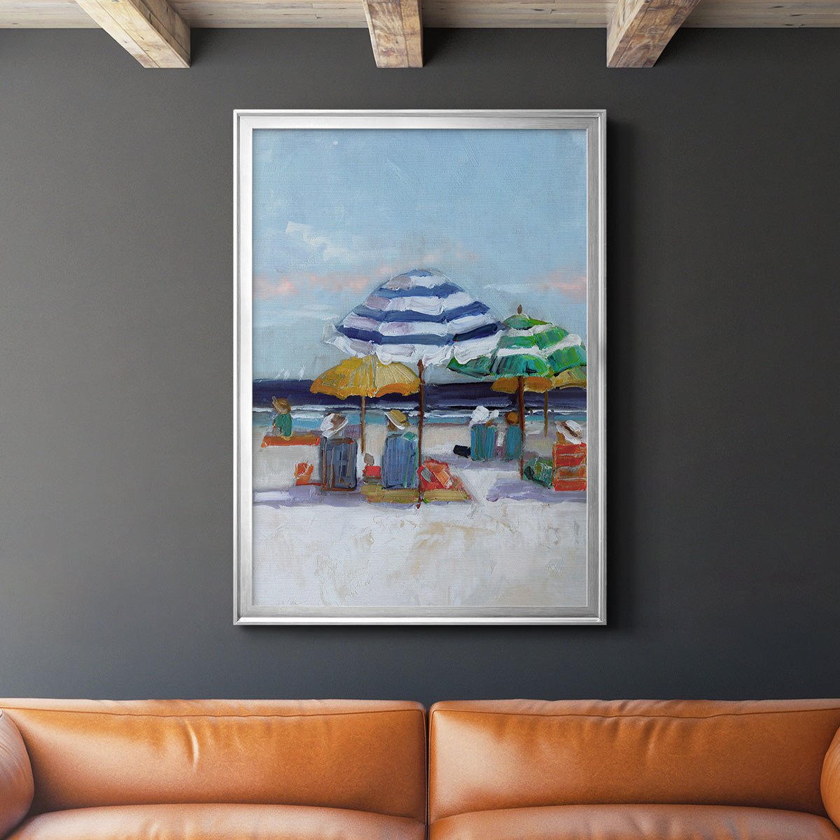 A Day Dream II - Modern Framed Canvas Print