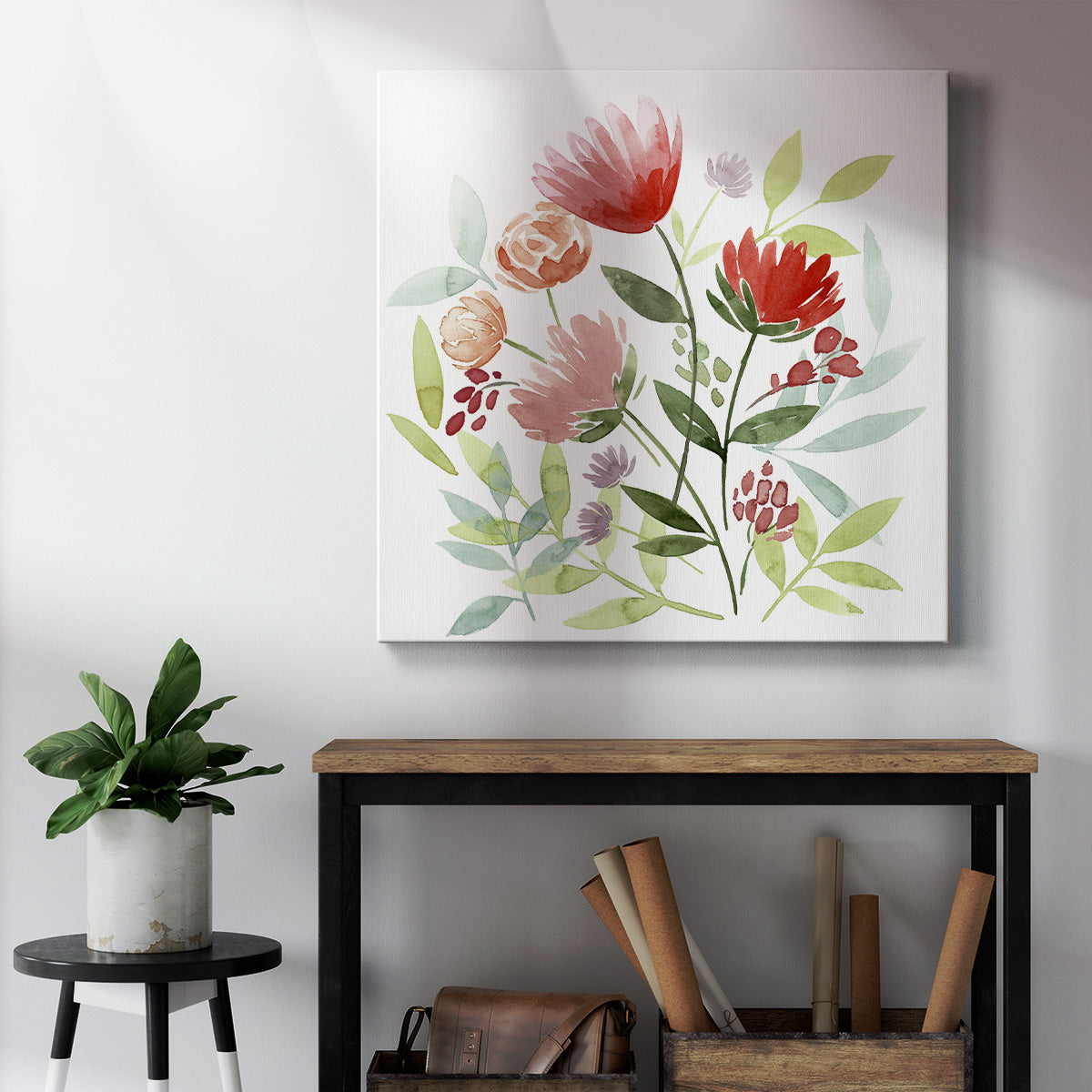 Country Bouquet I - Canvas Art Print