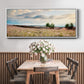 Tuscan Wildflowers - Floater Framed Canvas Print
