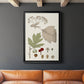 Leaves & Berries II - Modern Framed Canvas Print