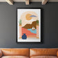 Paper Scene III - Modern Framed Canvas Print