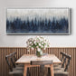 Misty Indigo Forest - Floater Framed Canvas Print