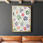 Faded Flowers I - Modern Framed Canvas Print