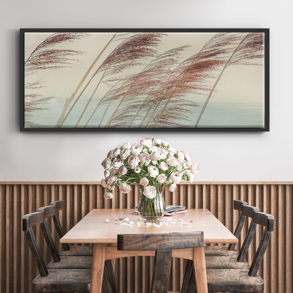 Windy II - Floater Framed Canvas Print