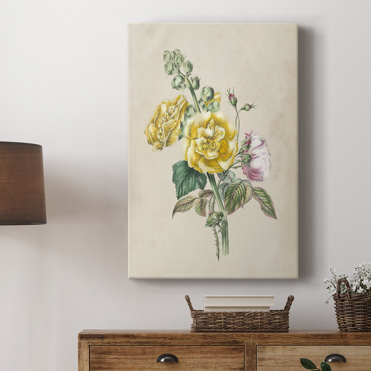 Antique Garden Bouquet II - Canvas Art Print