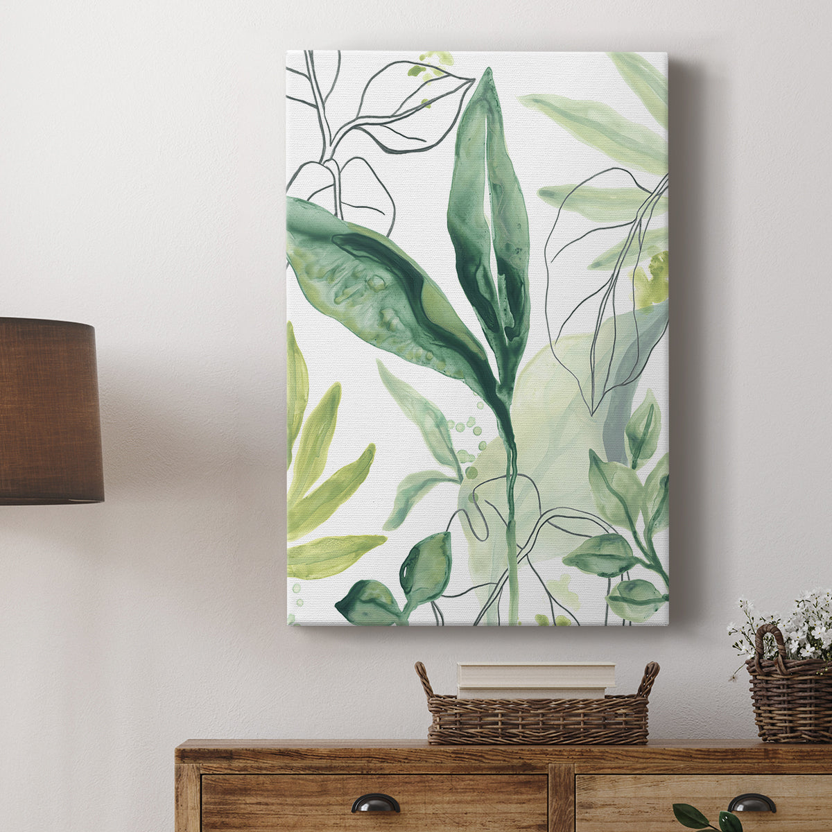 Tropical Palm Chorus IV - Canvas Art Print