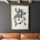 Growing Leaves V - Modern Framed Canvas Print