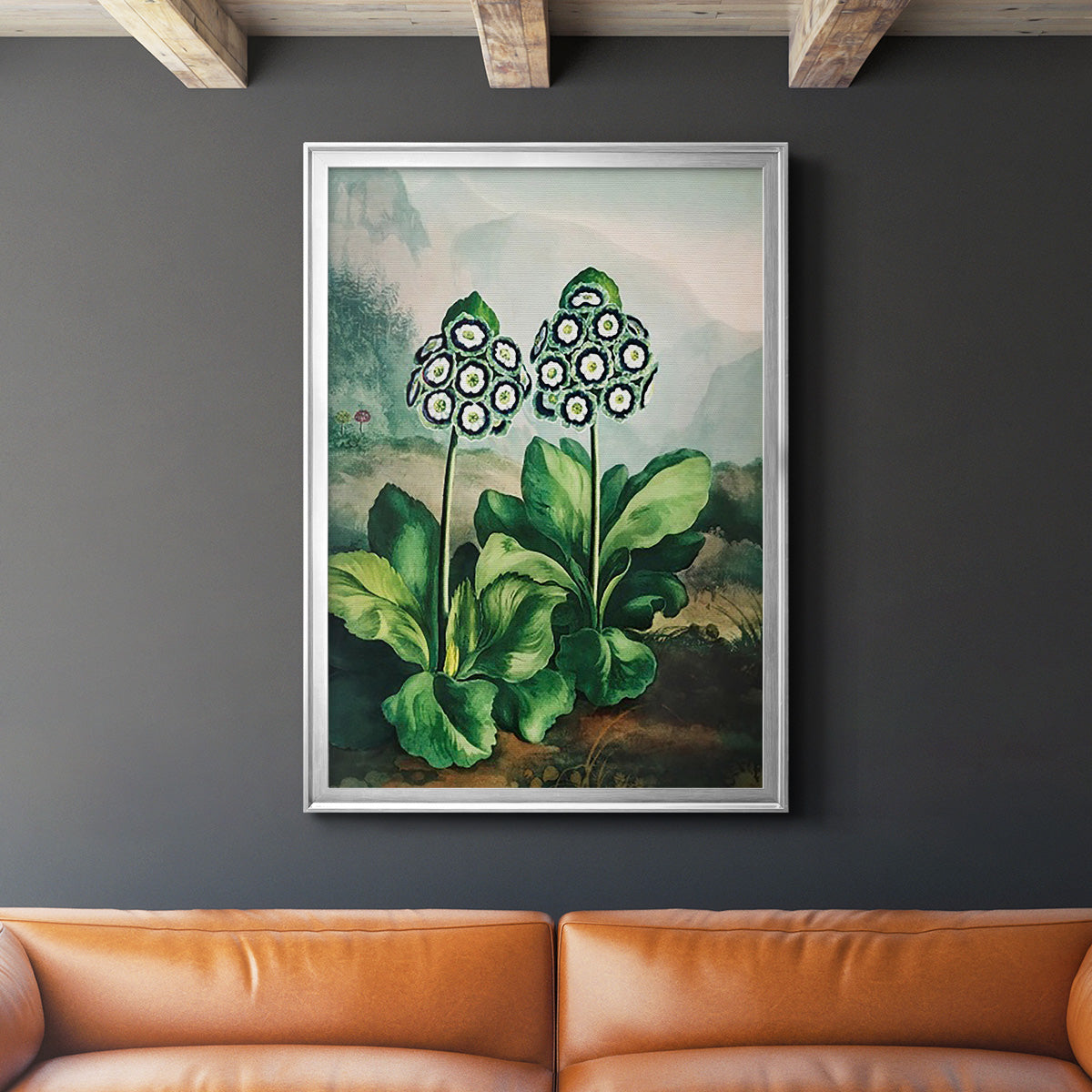 Temple of Flora XI - Modern Framed Canvas Print