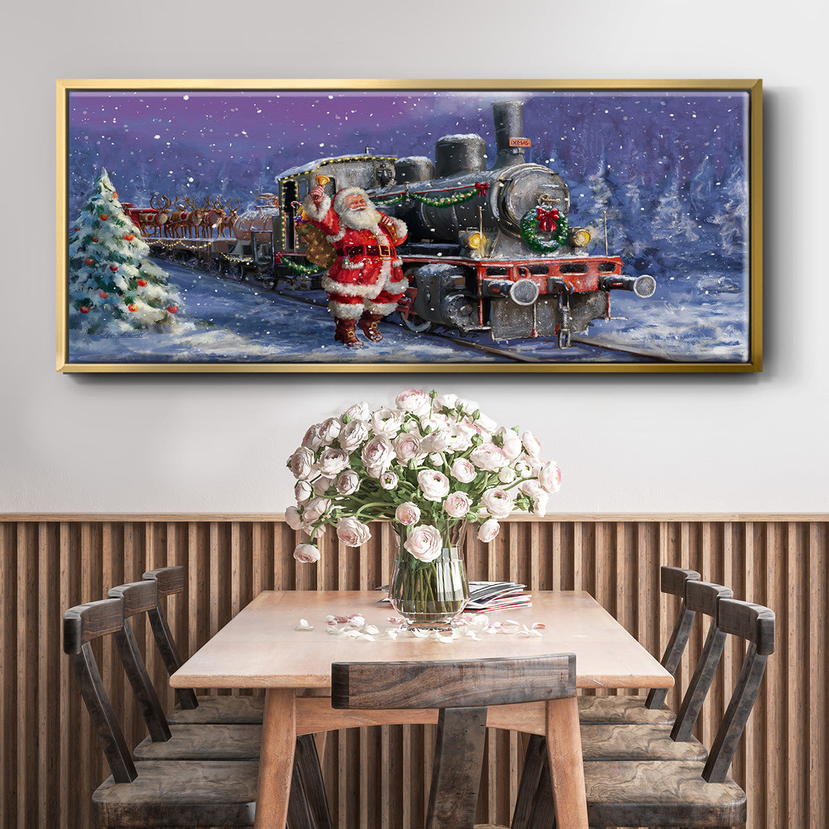 All Aboard - Floater Framed Canvas Print