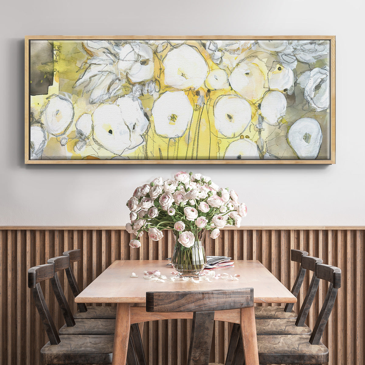 Heirloom Treasure II - Floater Framed Canvas Print