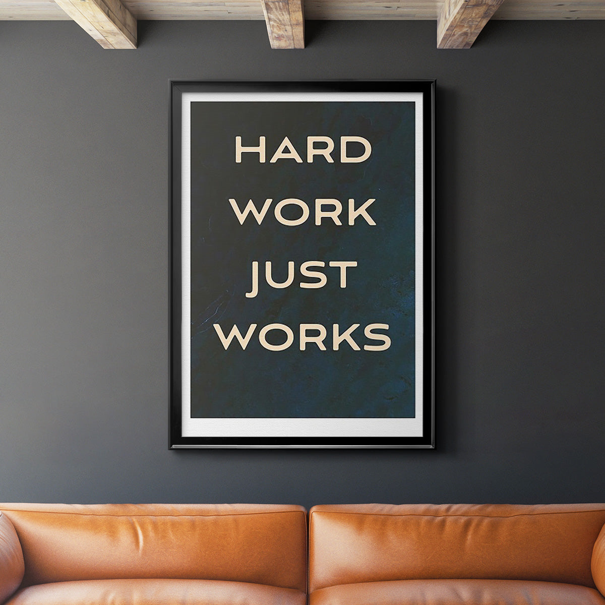 Bro-Inspo I - Modern Framed Canvas Print