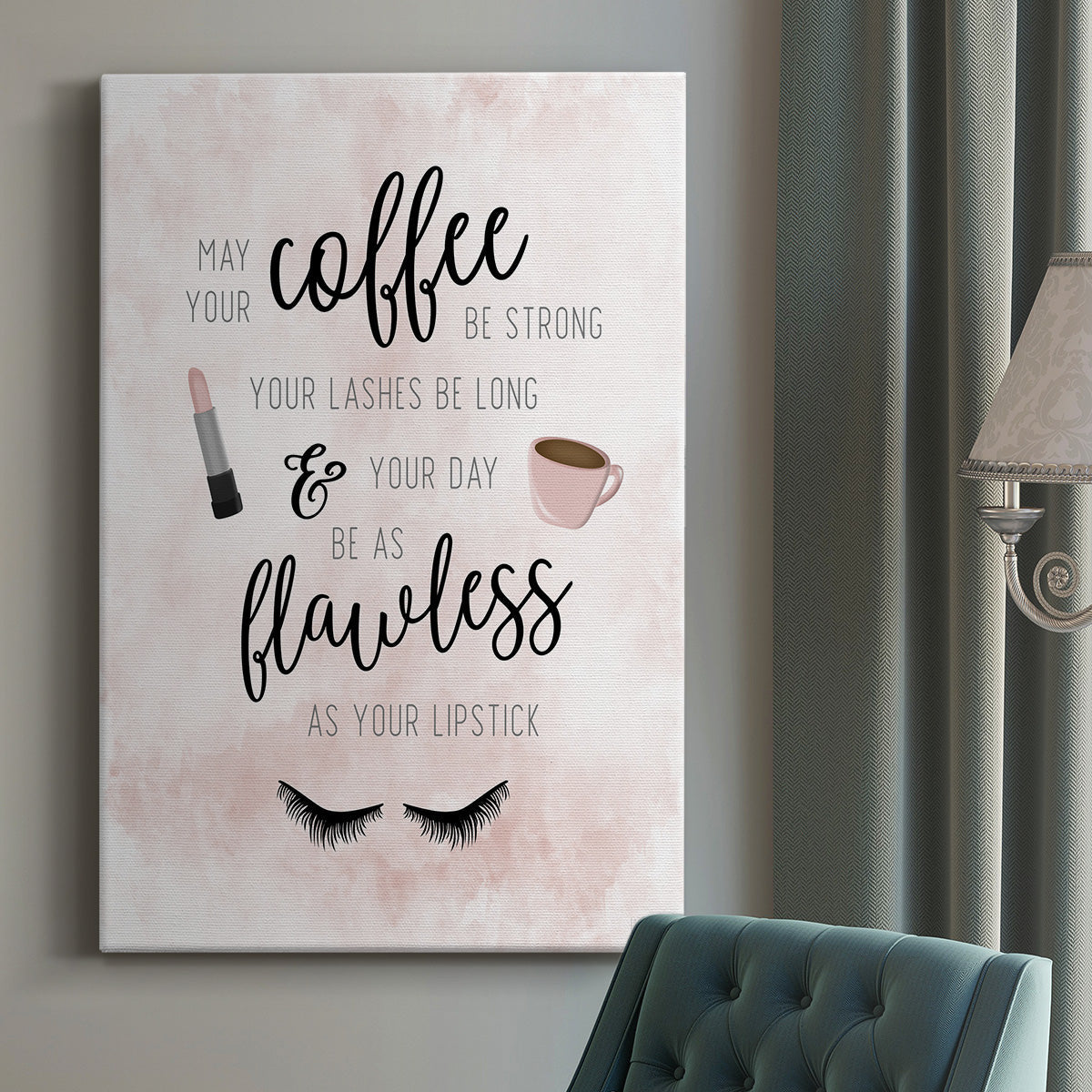 May Your Coffee Be Strong - Canvas Art Print