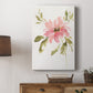 One Pink Bloom II - Canvas Art Print