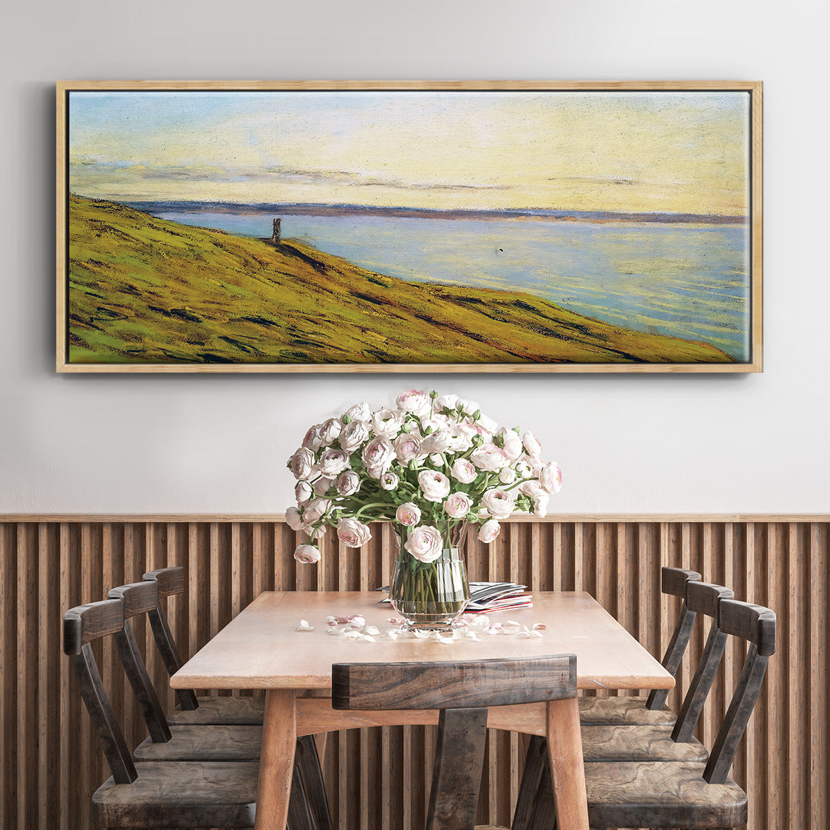 Sainte-Adresse, View Across the Estuary - Floater Framed Canvas Print